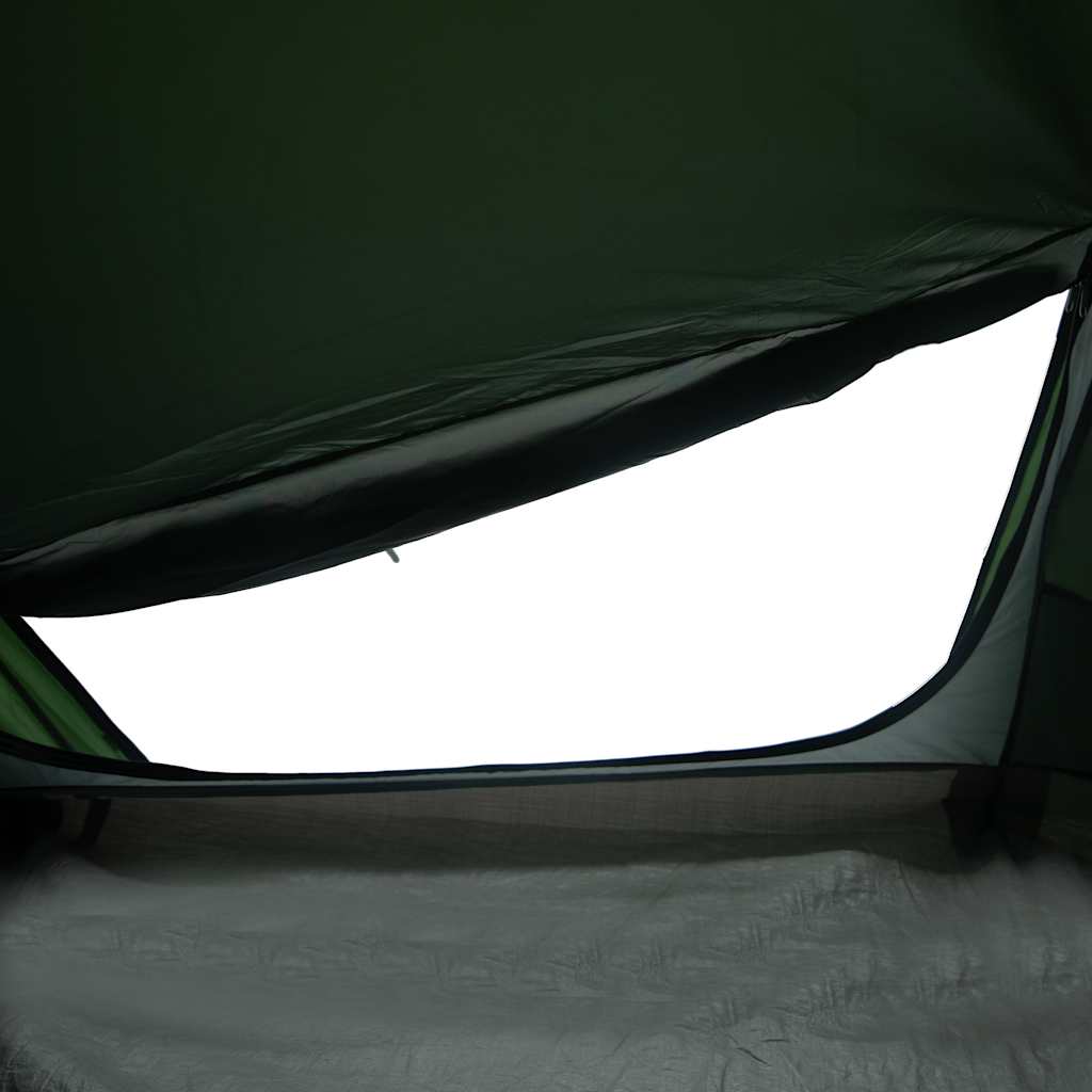 Stovyklavimo palapinė, žalia, dvivietė, tunelinė