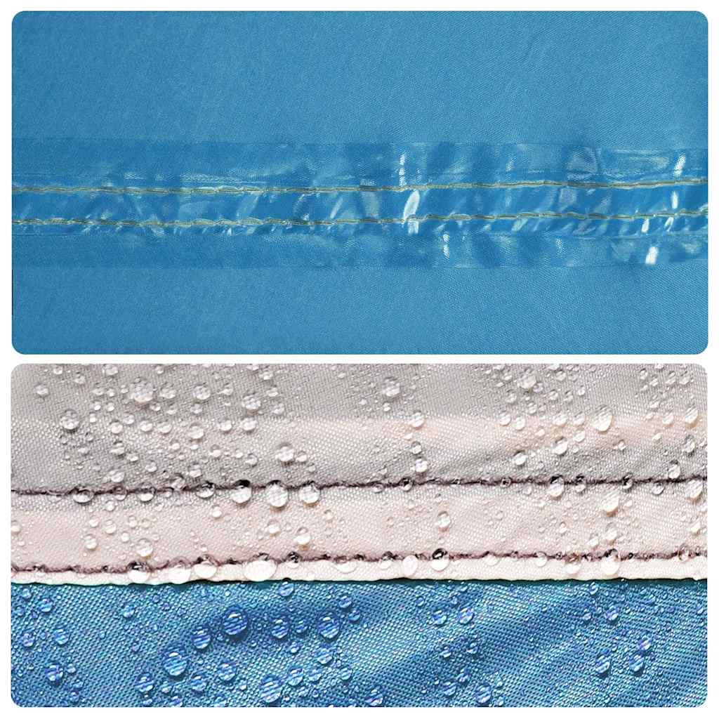 Stovyklavimo tentas, mėlynas, 420x440cm, atsparus vandeniui