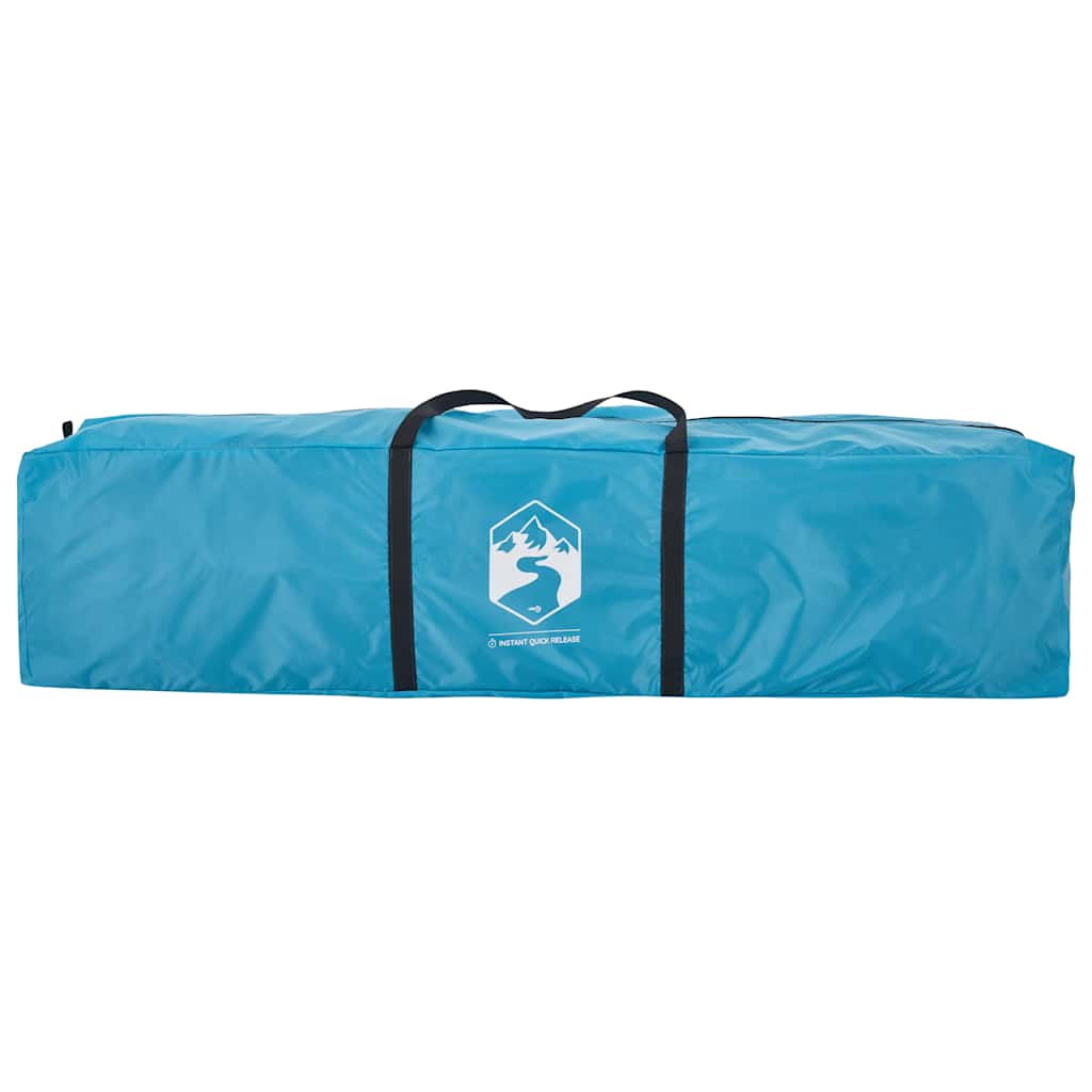 Šeimos palapinė, mėlyna, 10 vietų, kupolinė, greito atleidimo