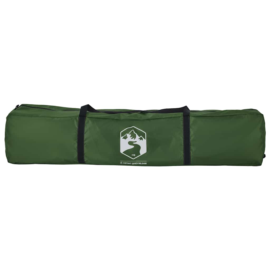 Stovyklavimo palapinė, žalia, keturvietė, kupolinė