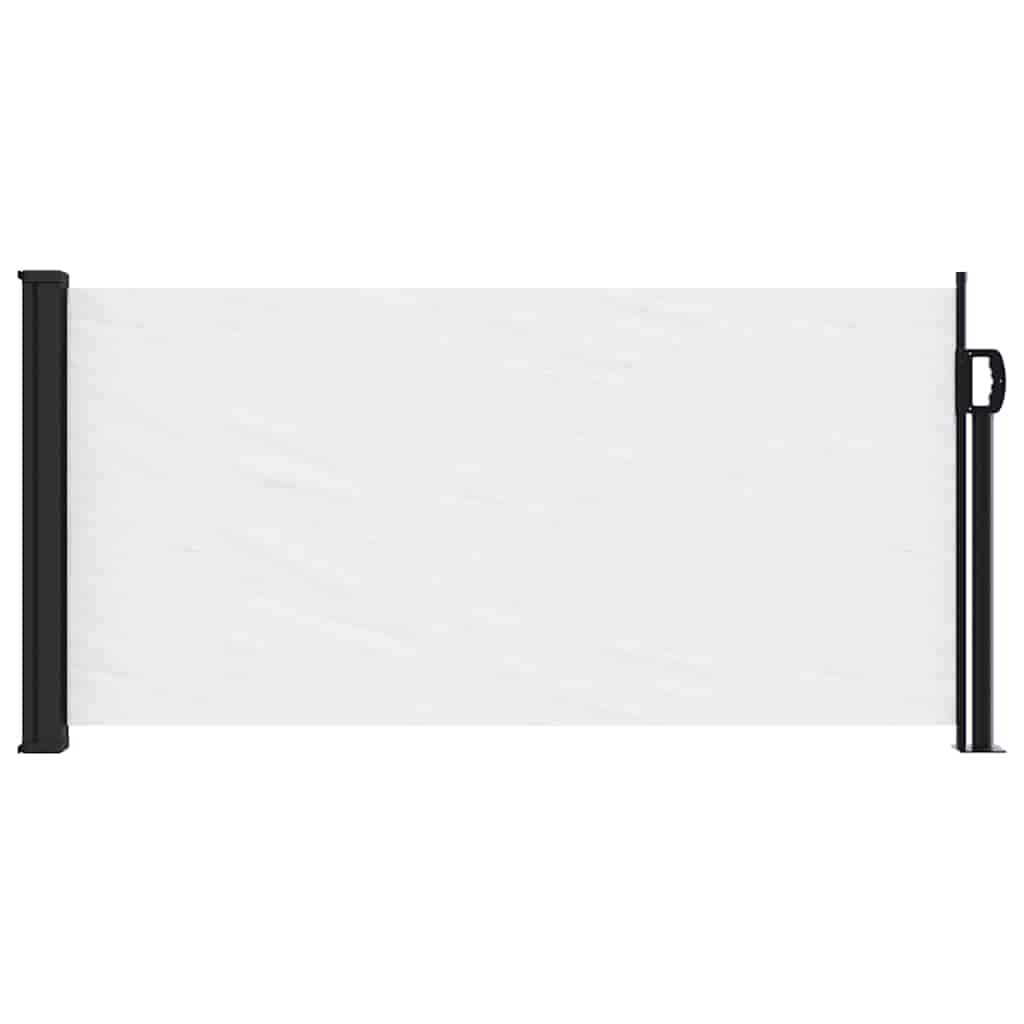 Ištraukiama šoninė markizė, baltos spalvos, 100x300cm