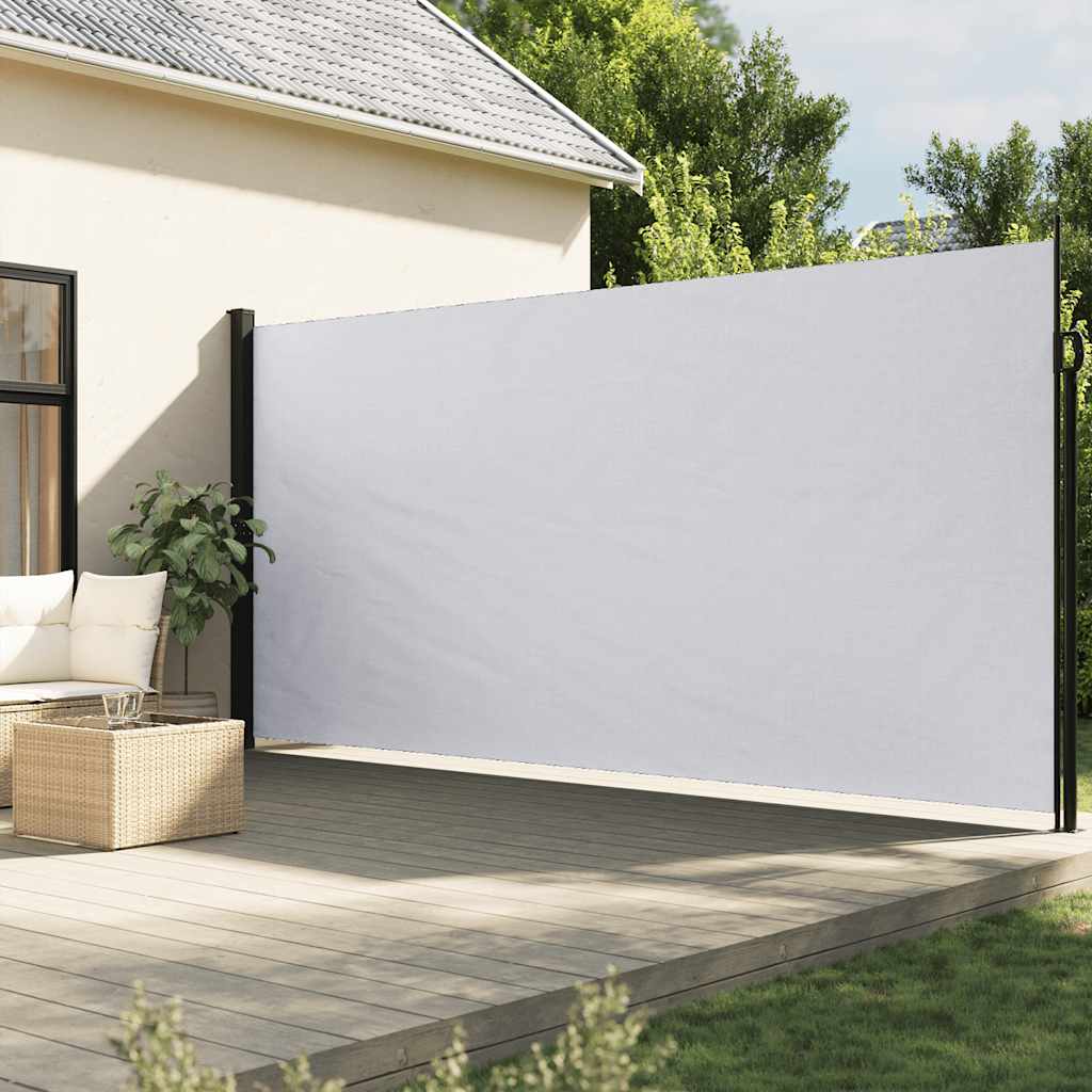 Ištraukiama šoninė markizė, baltos spalvos, 200x300cm