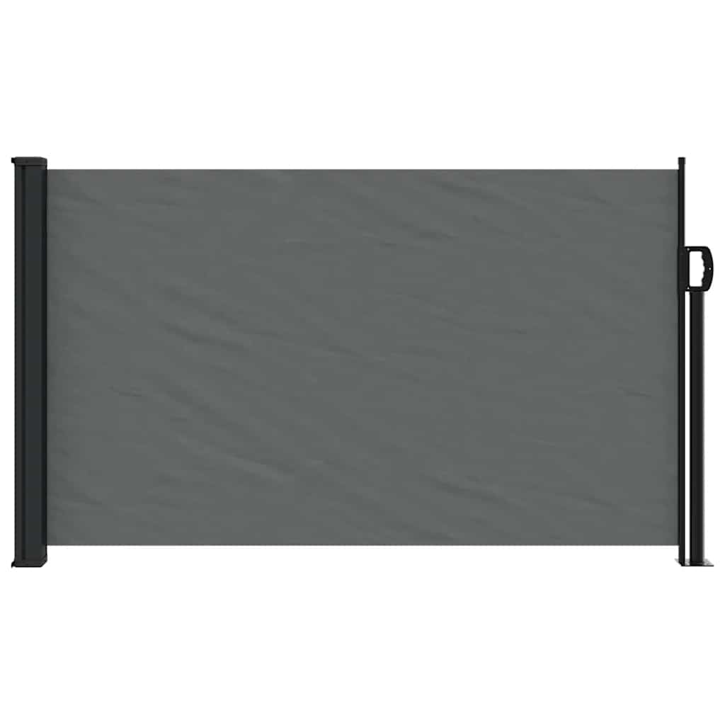 Ištraukiama šoninė markizė, antracito spalvos, 120x500 cm