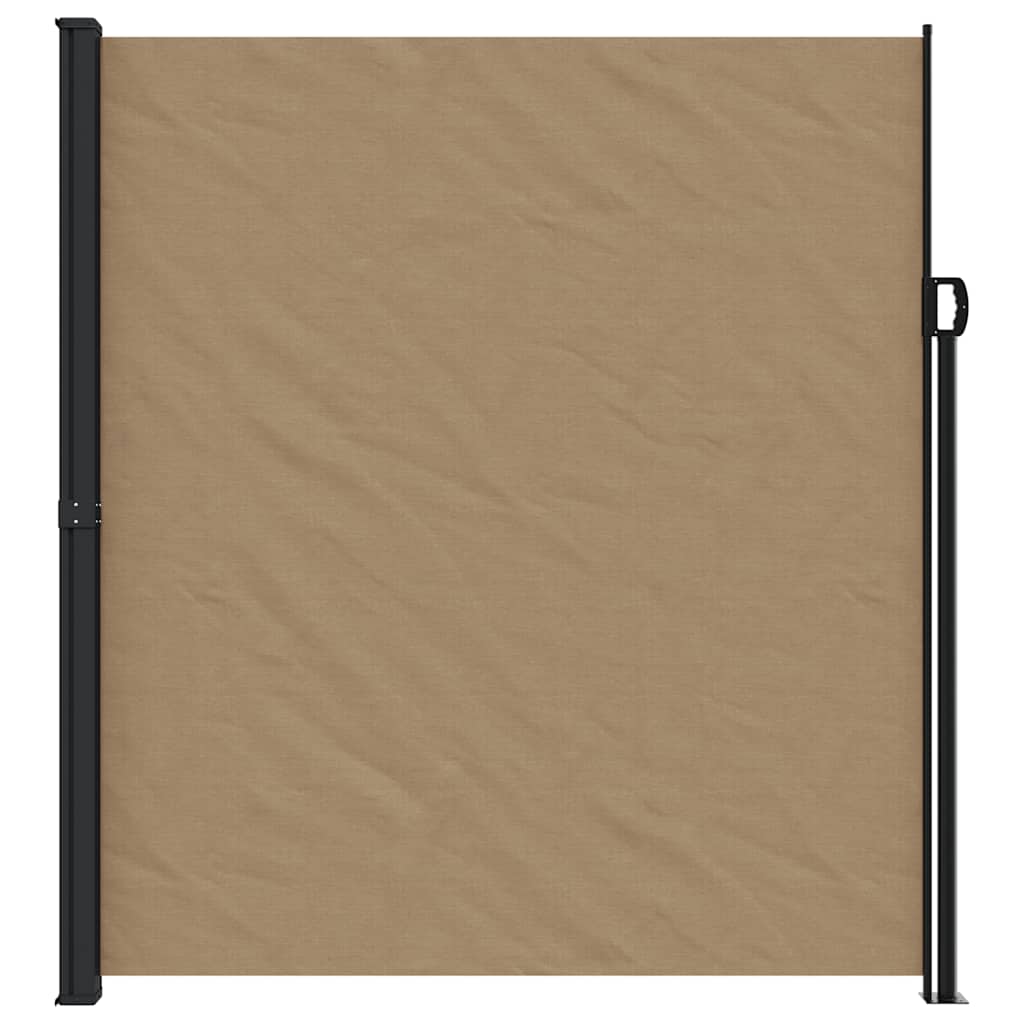 Ištraukiama šoninė markizė, taupe spalvos, 220x500cm