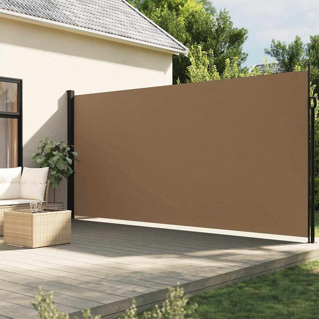 Ištraukiama šoninė markizė, taupe spalvos, 220x500cm