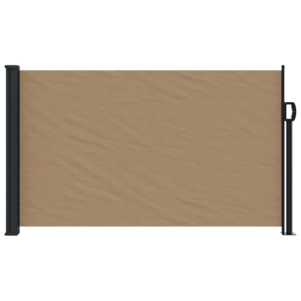 Ištraukiama šoninė pertvara, taupe spalvos, 120x600cm