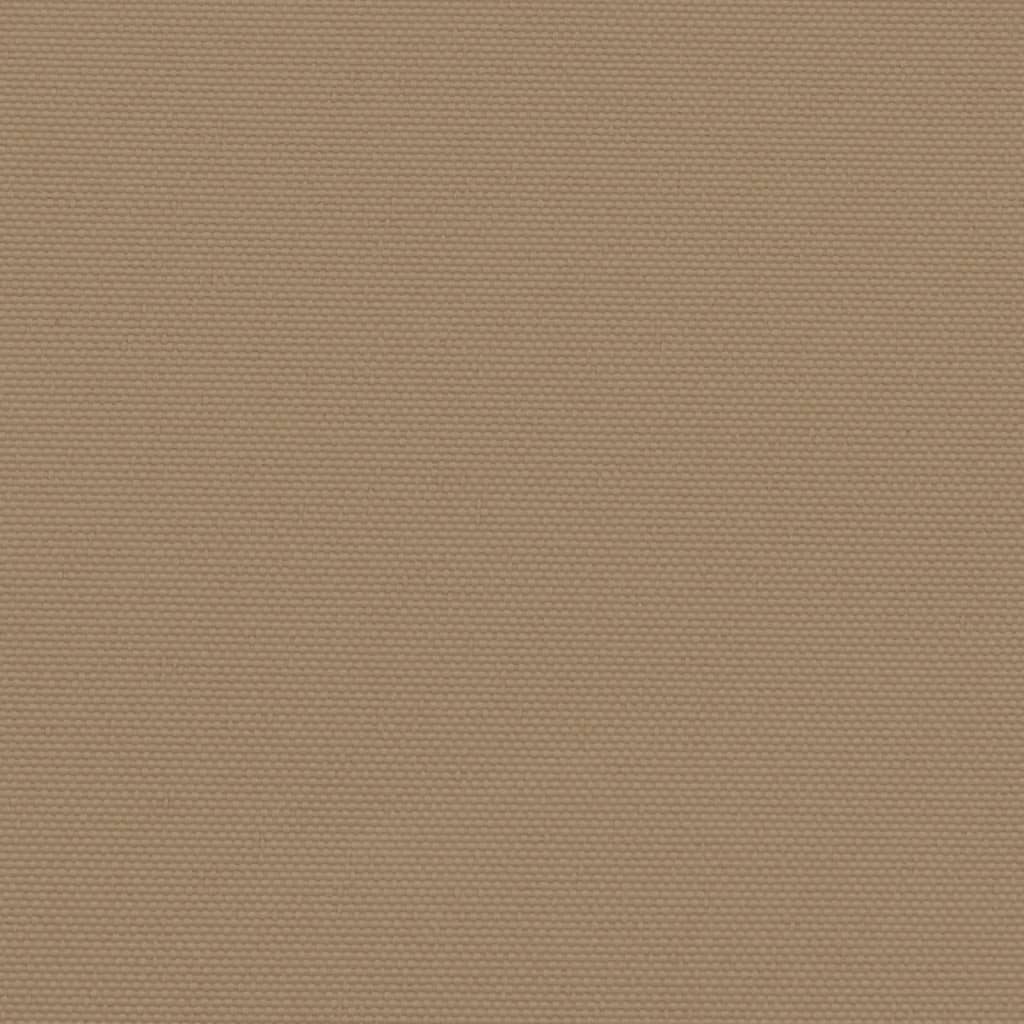 Ištraukiama šoninė pertvara, taupe spalvos, 140x600cm
