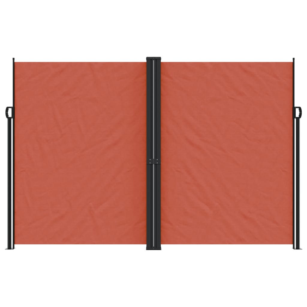 Ištraukiama šoninė pertvara, terakota spalvos, 220x1200cm
