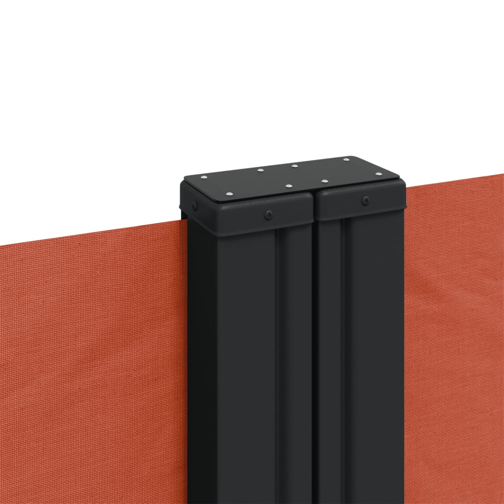 Ištraukiama šoninė pertvara, terakota spalvos, 220x1200cm