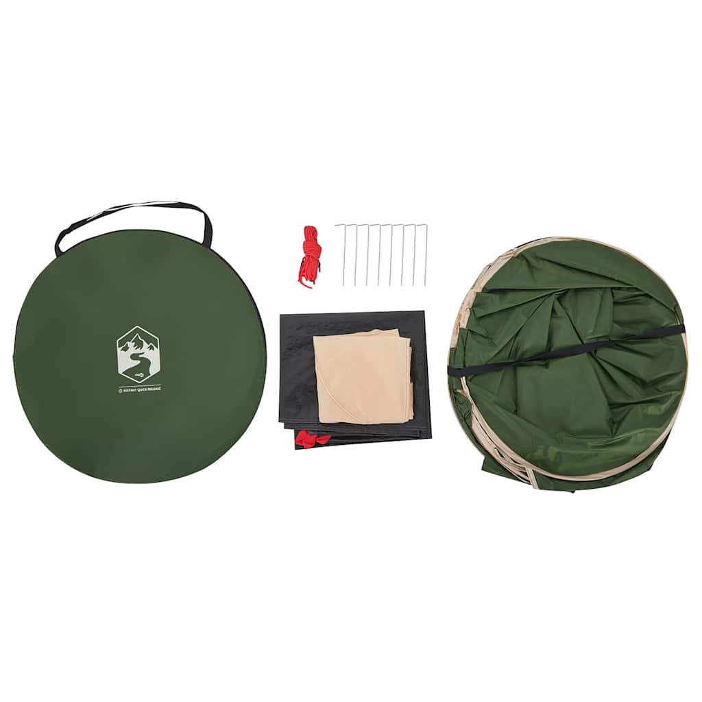 Privatumo suteikianti palapinė, žalia, išskleidžiama