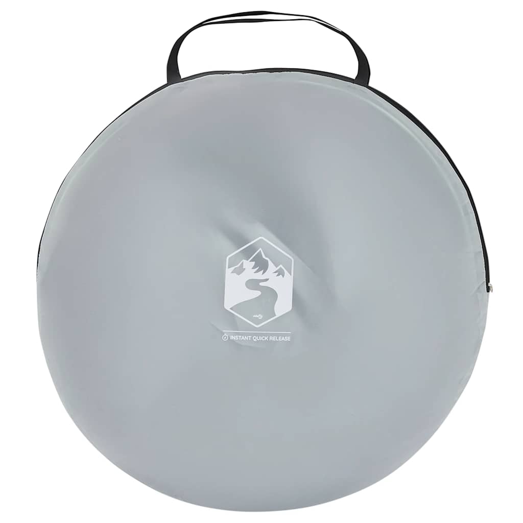 Paplūdimio palapinė, pilka, išskleidžiama, atspari vandeniui