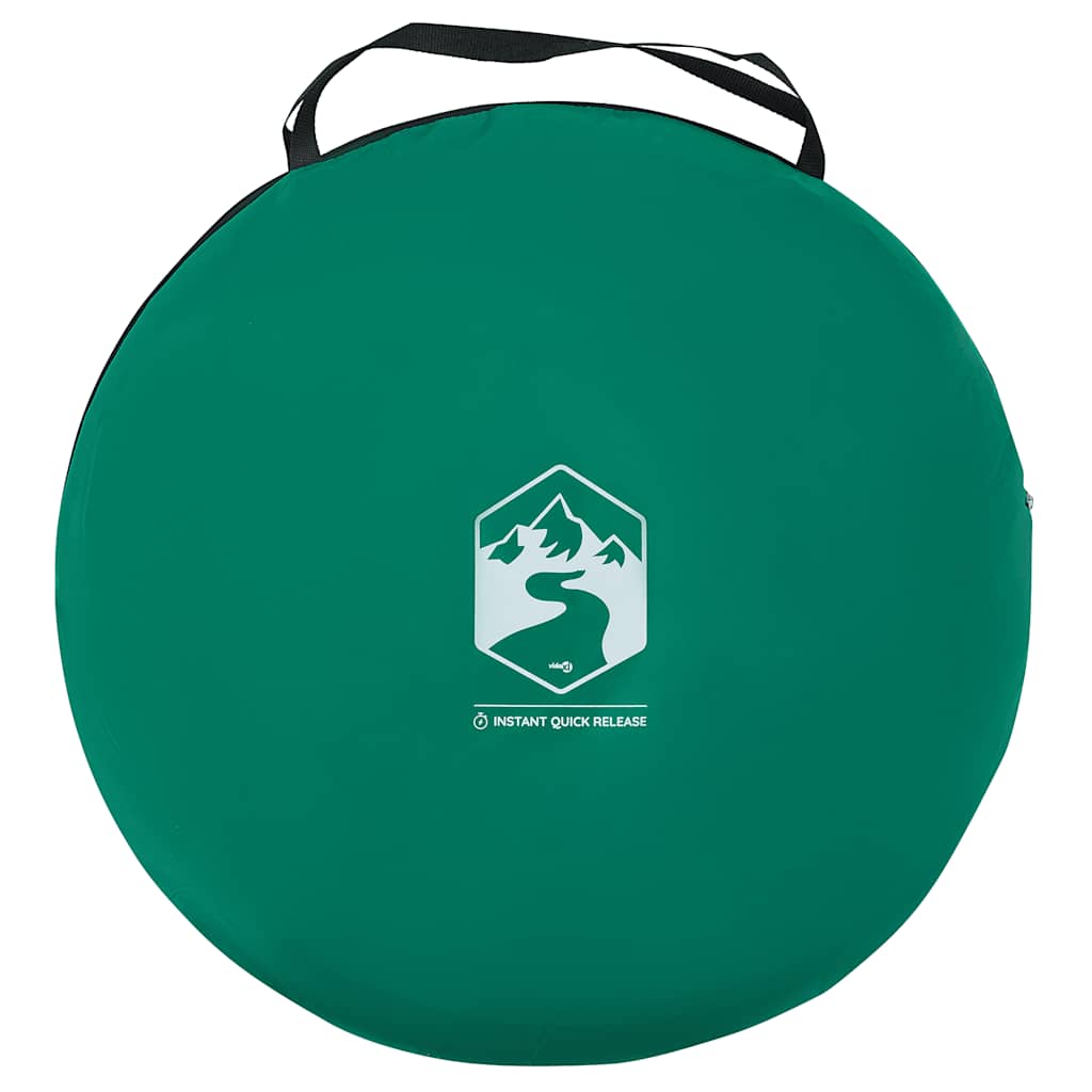 Paplūdimio palapinė, jūros žalia, išskleidžiama