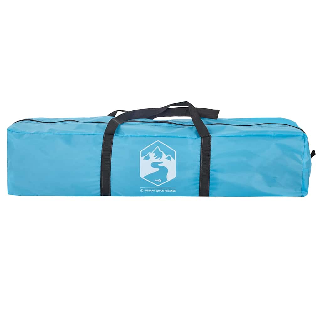 Stovyklavimo palapinė, mėlyna, keturvietė, greito atleidimo