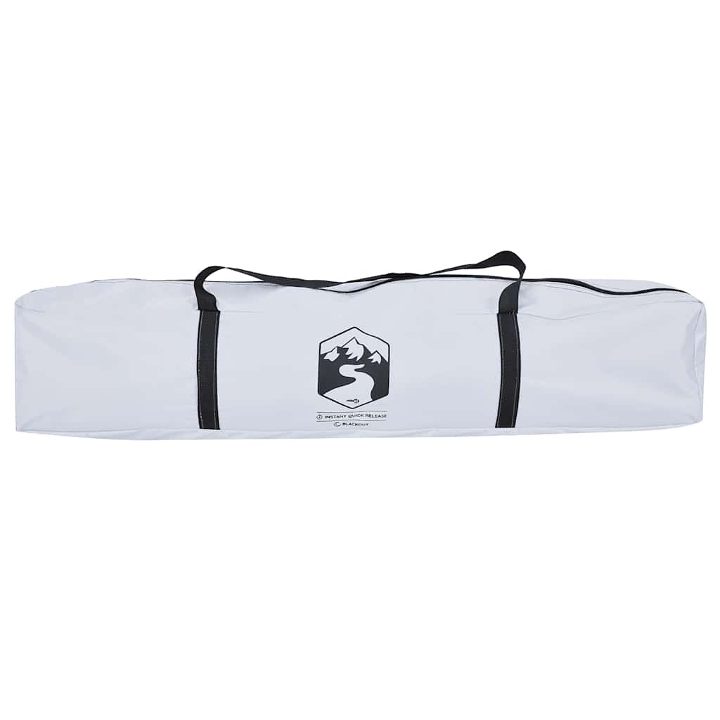 Stovyklavimo palapinė, balta, trivietė, tamsinantis audinys