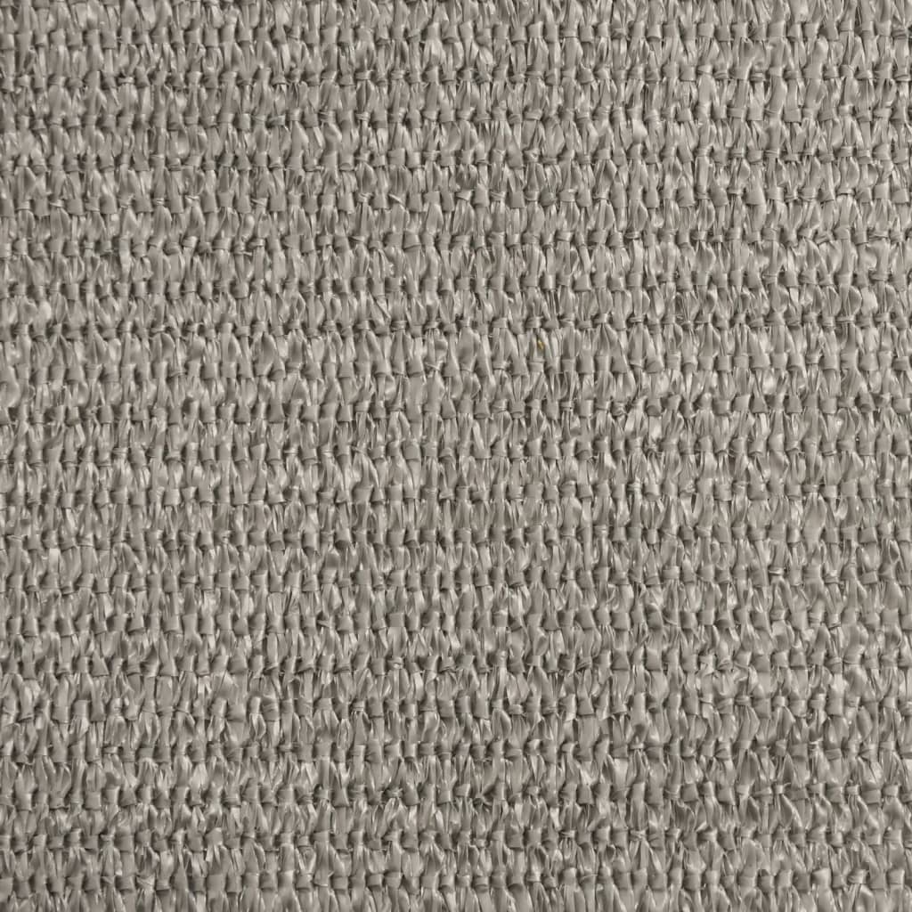 Burė nuo saulės, šviesiai siva, 4x7m, HDPE, 160g/m²