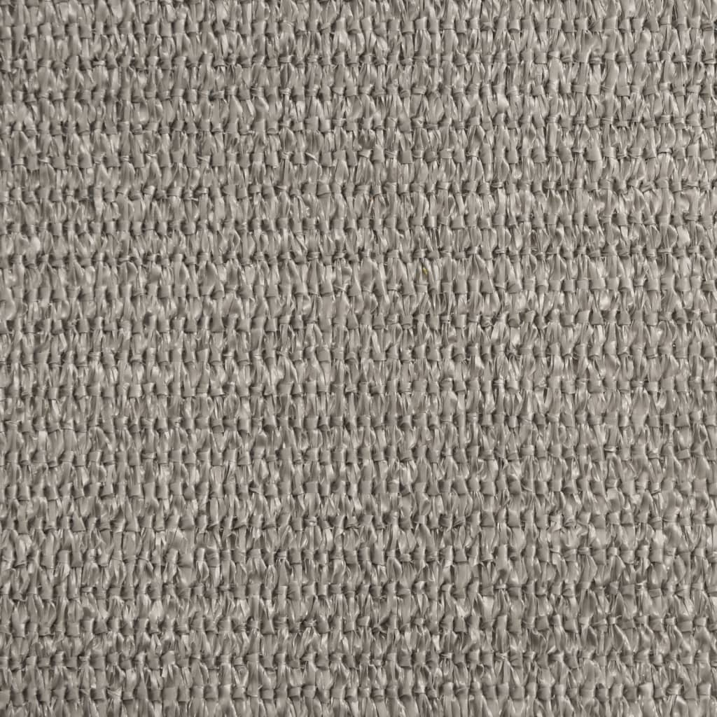 Burė nuo saulės, šviesiai siva, 5x8m, HDPE, 160g/m²