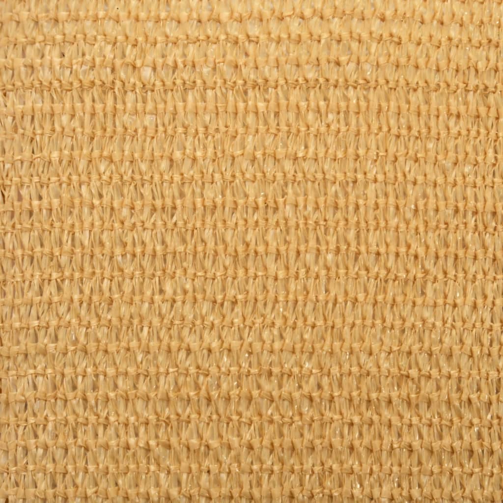 Saulės skėtis, burė, 160 g/m², trapecijos formos, smėlio spalvos, 4/5x3 m, HDPE