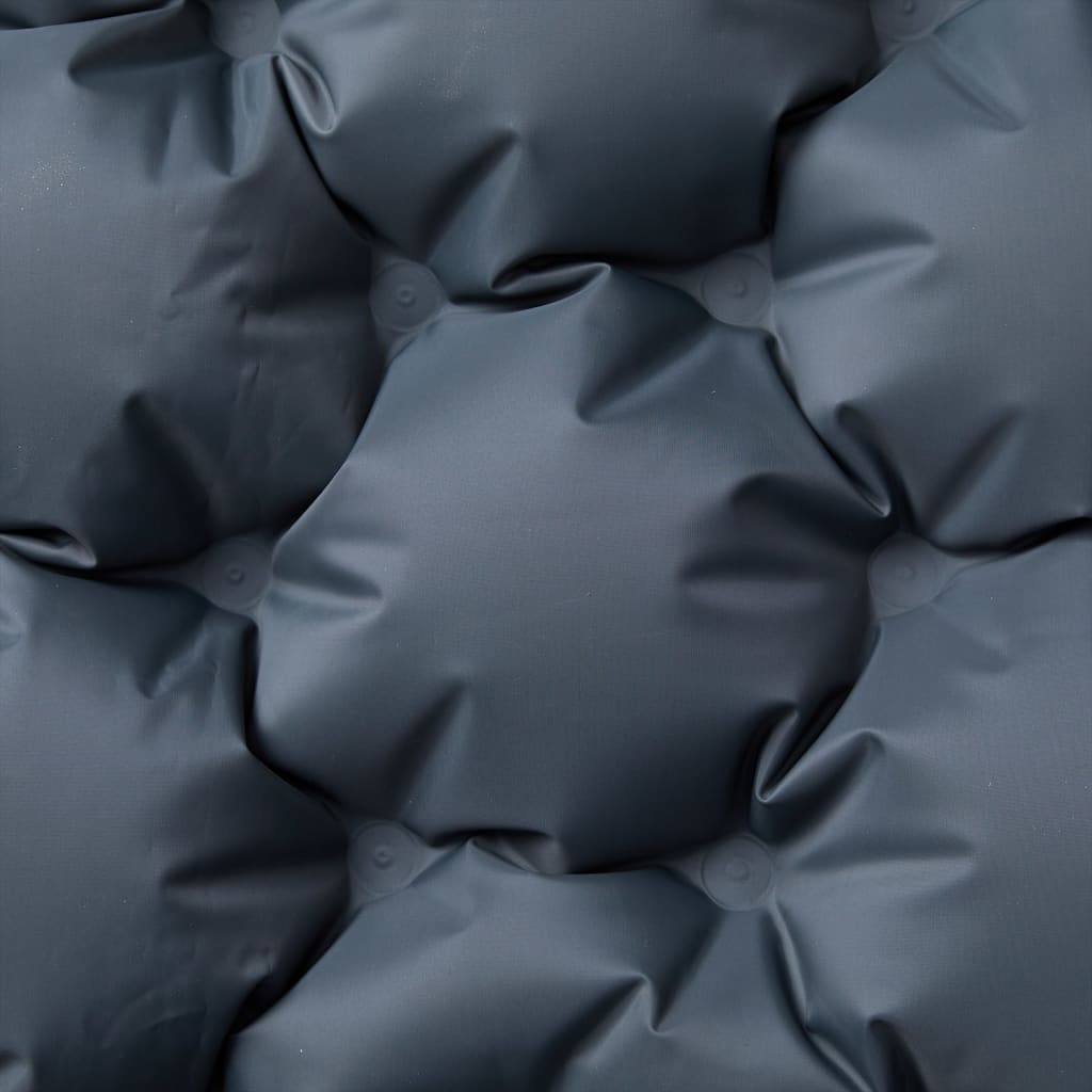 Savaime prisipučiantis dvivietis stovyklavimo čiužinys, pilkas