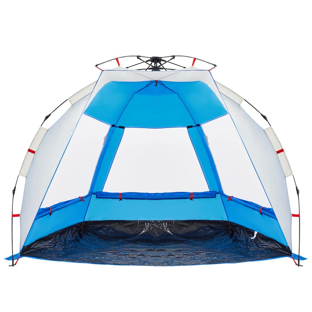 Paplūdimio palapinė, mėlyna, dvivietė, greito atleidimo