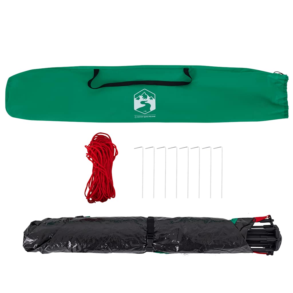 Paplūdimio palapinė, jūros žalia, dvivietė, greito atleidimo