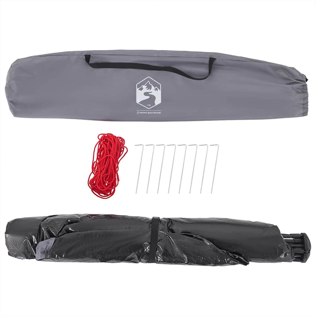 Paplūdimio palapinė, pilka, trivietė, greito atleidimo