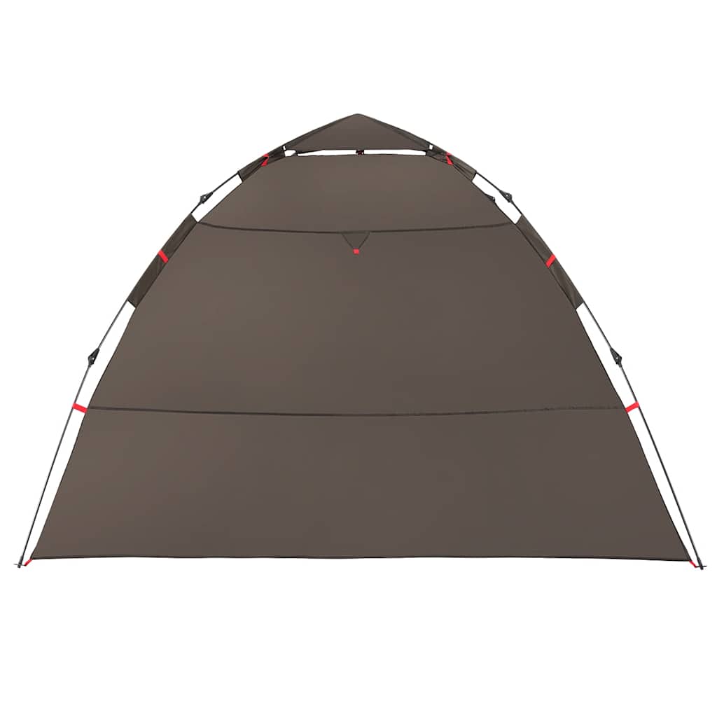 Žvejybos palapinė, rudos spalvos, keturvietė, greito atleidimo
