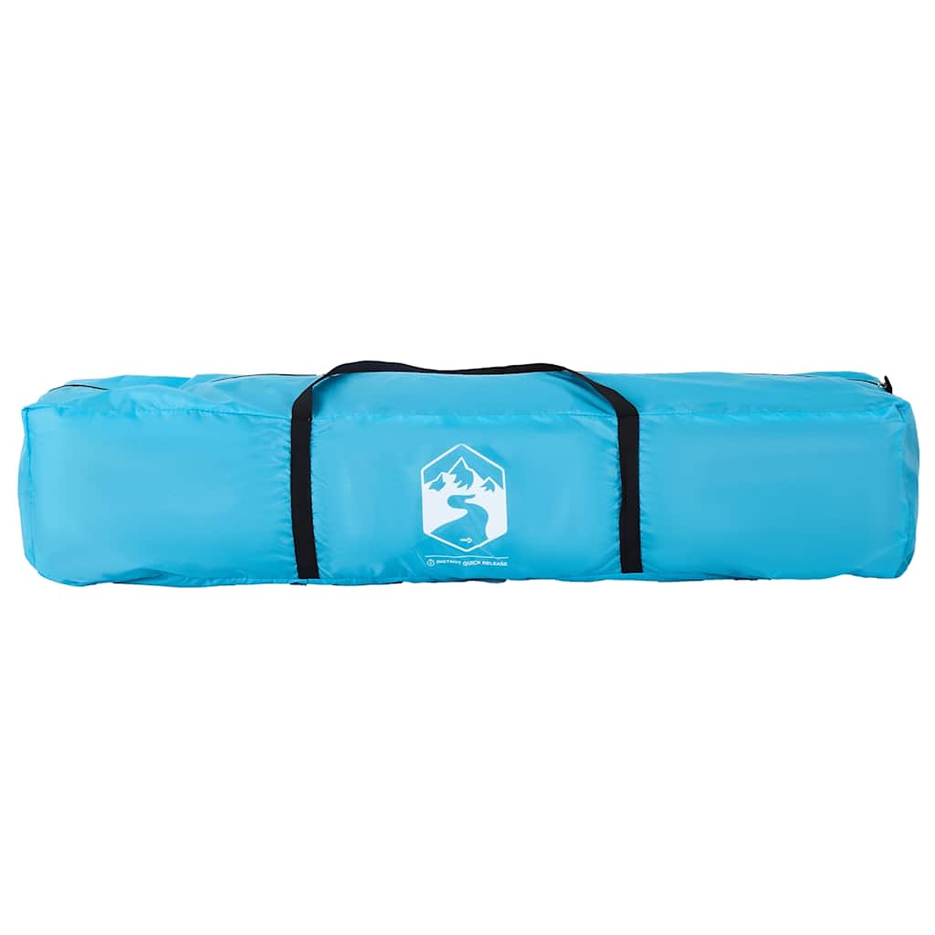 Stovyklavimo palapinė, mėlyna, keturvietė, greito atleidimo