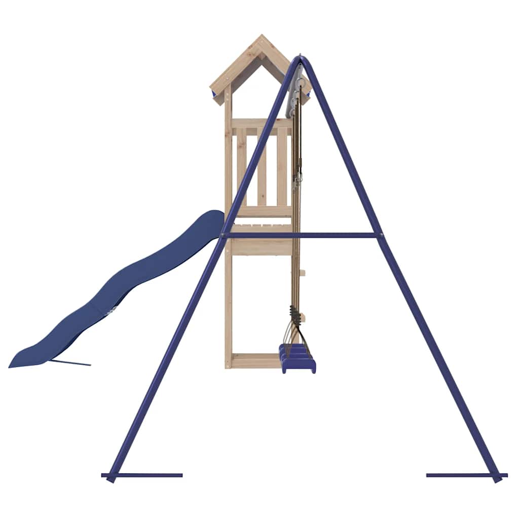 Lauko žaidimų aikštelės komplektas, pušies medienos masyvas