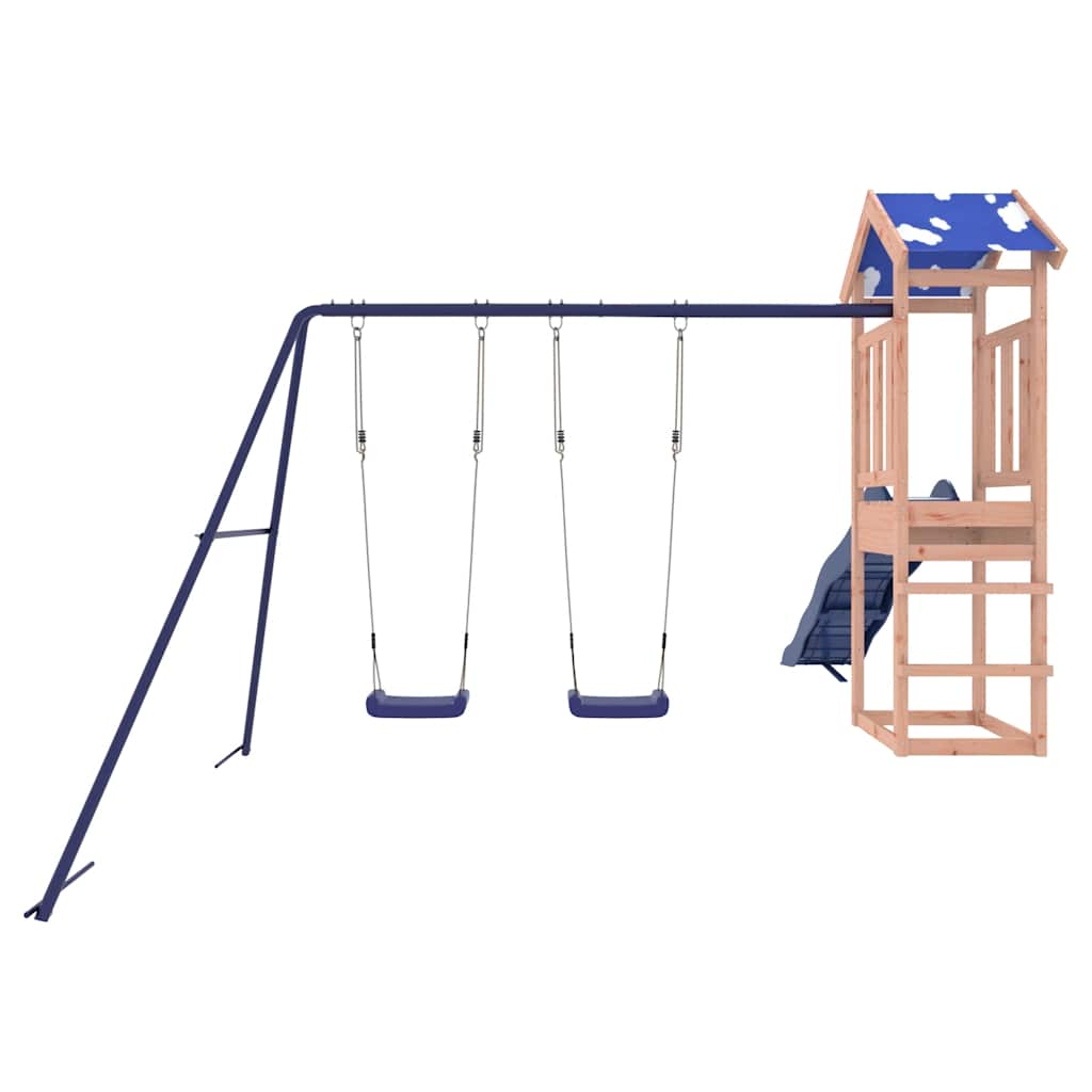 Lauko žaidimų aikštelės komplektas, douglas eglės masyvas