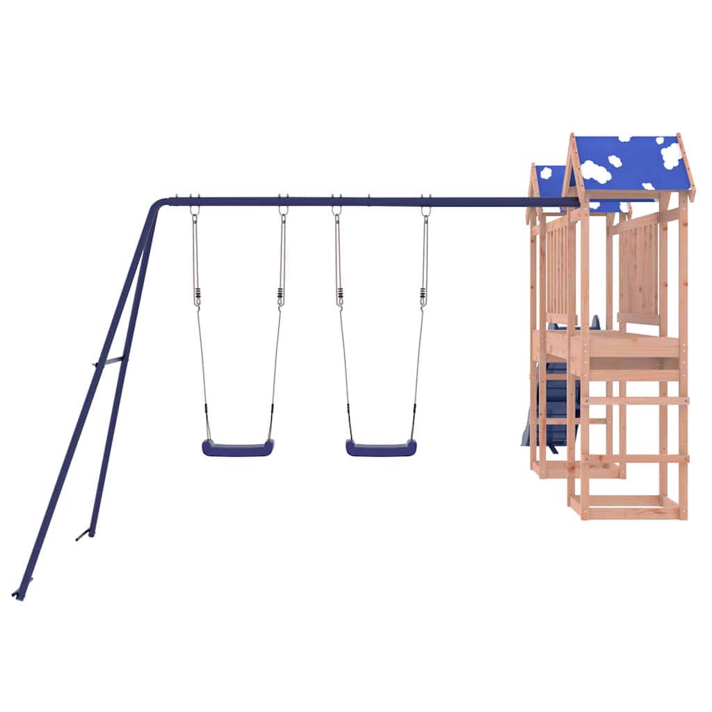 Lauko žaidimų aikštelės komplektas, douglas eglės masyvas