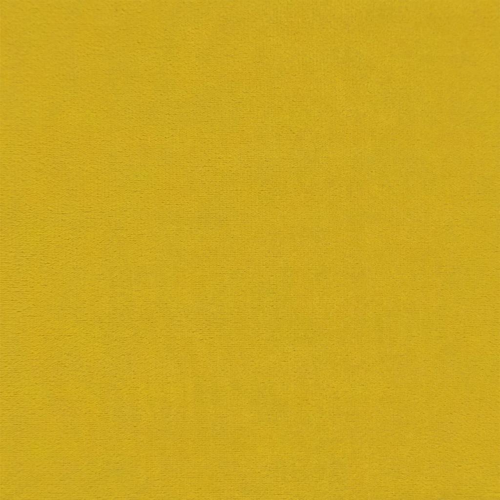 Pakoja, geltonos spalvos, 77x55x31cm, aksomas
