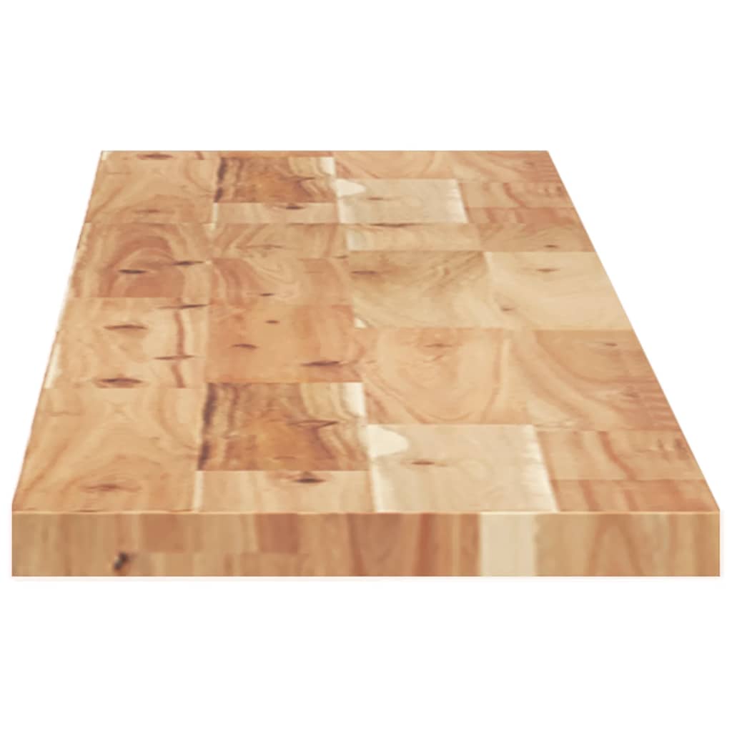 Pakabinamos lentynos, 3 vnt., 120x20x2 cm, aliejumi dažyta, akacijos masyvas