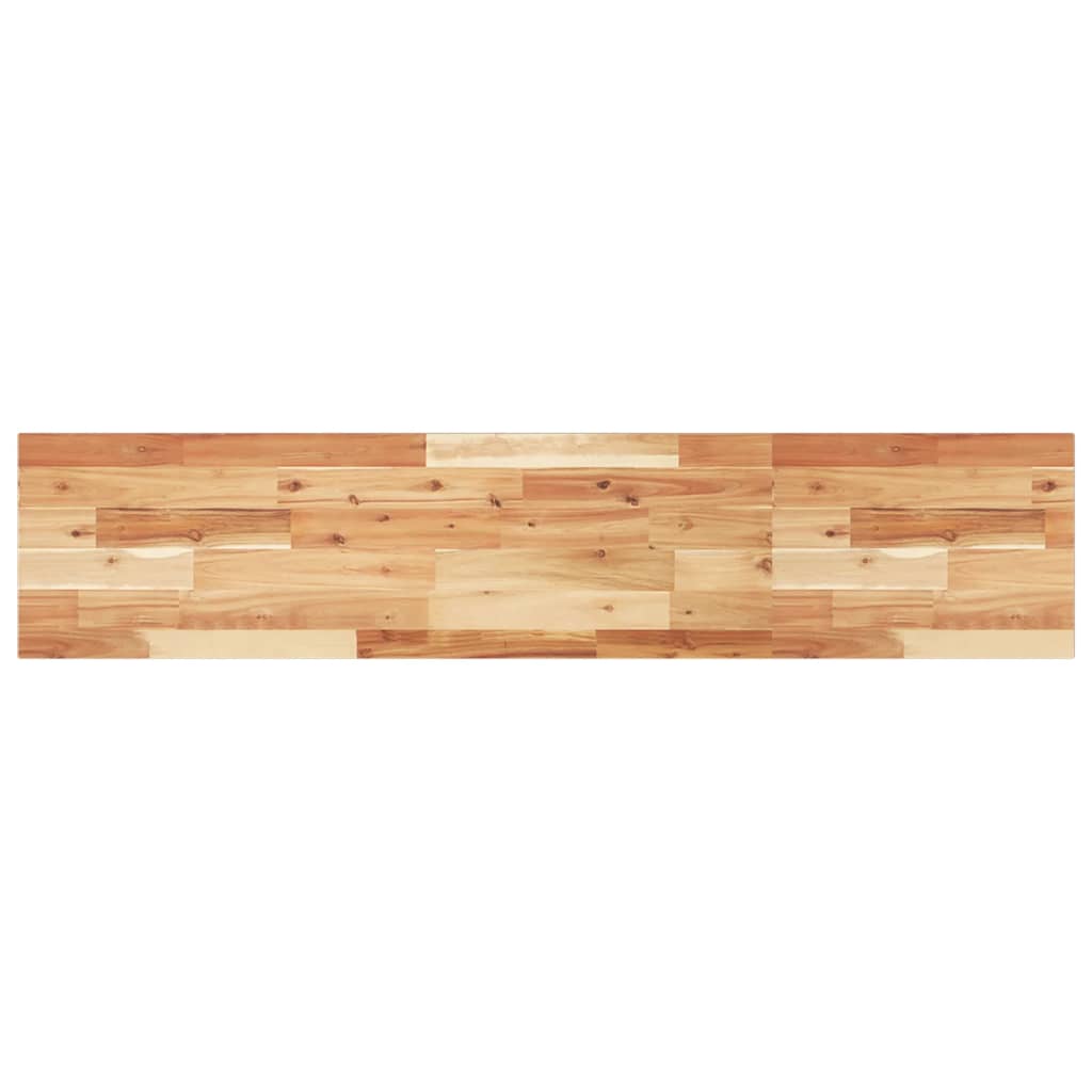 Pakabinamos lentynos, 2 vnt., 120x30x2 cm, aliejumi dažyta akacijos masyvo mediena