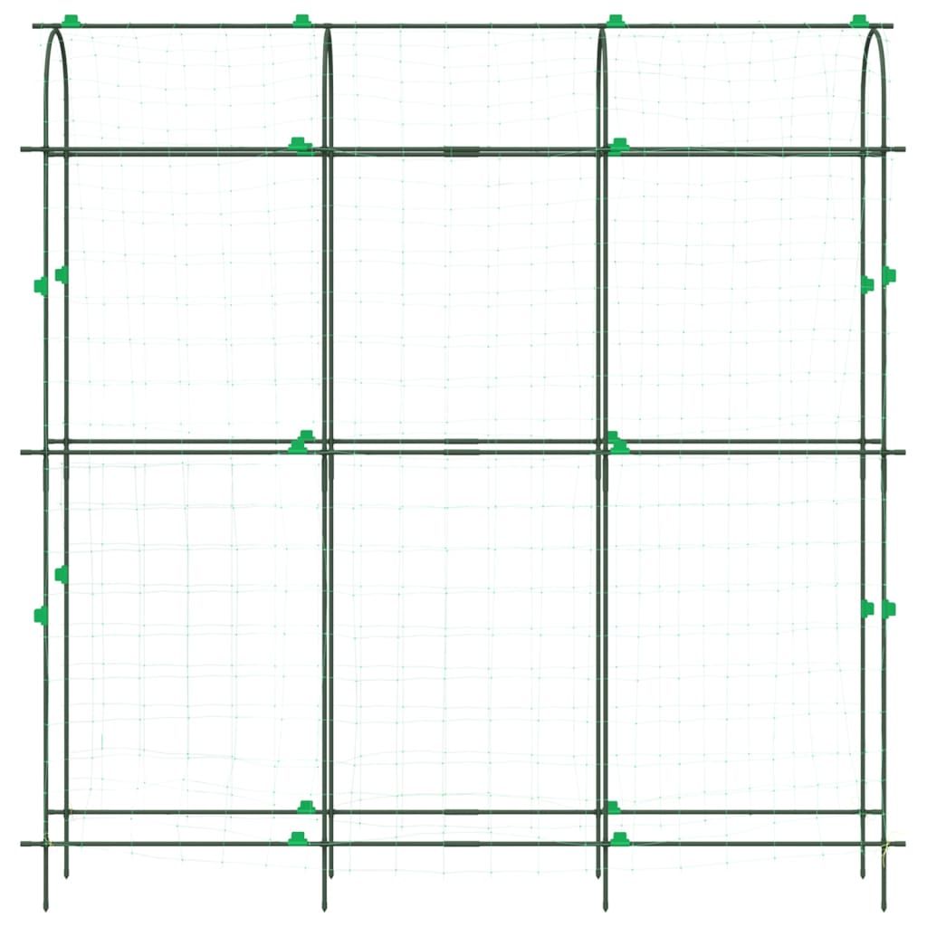 Sodo grotelės vijokliniams augalams, 3vnt., plienas, U forma