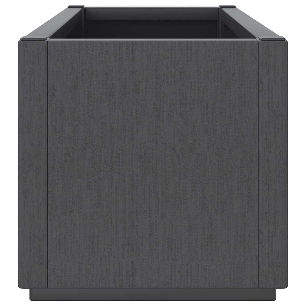 Sodo lovelis, tamsiai pilkos spalvos, 80x36x35cm, PP