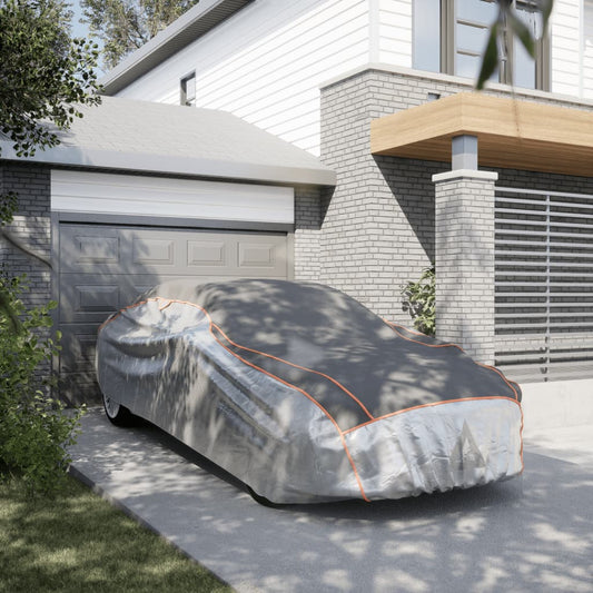 Automobilio uždangalas sedanams, pilkas ir sidabrinis, XL
