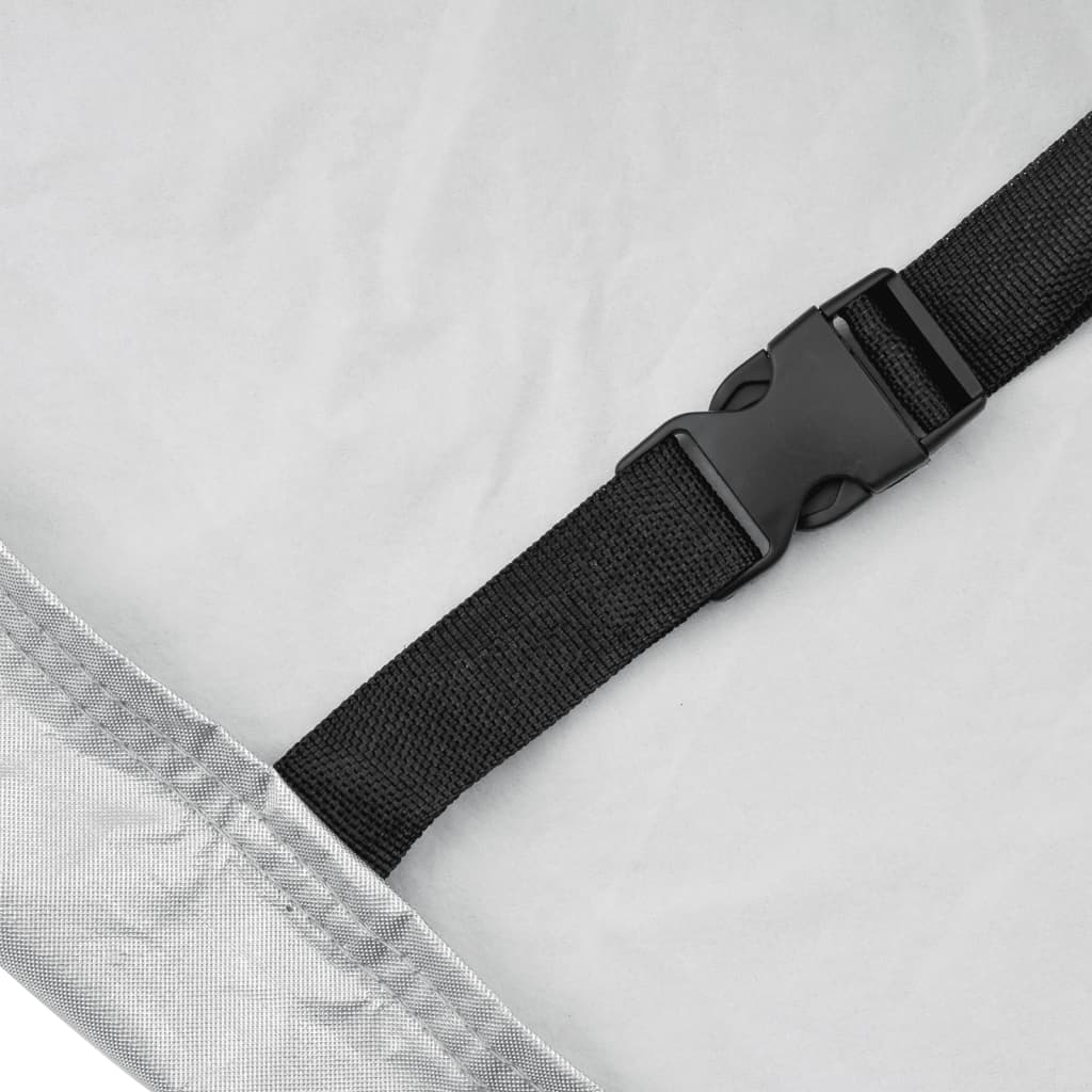 Automobilio uždangalas sedanams, sidabrinis, M dydžio, pilnas