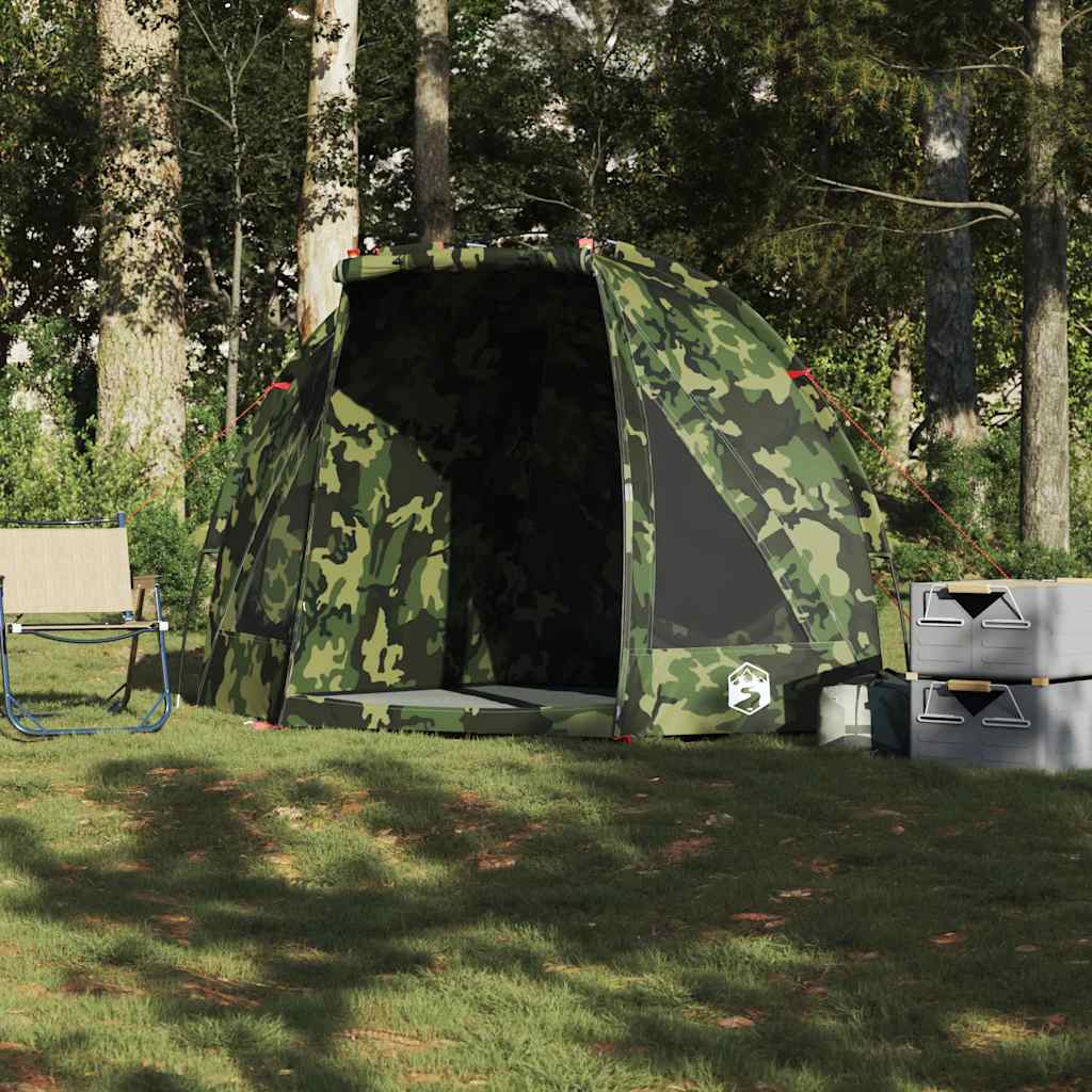 Žvejybos palapinė, kamufliažinė, atspari vandeniui