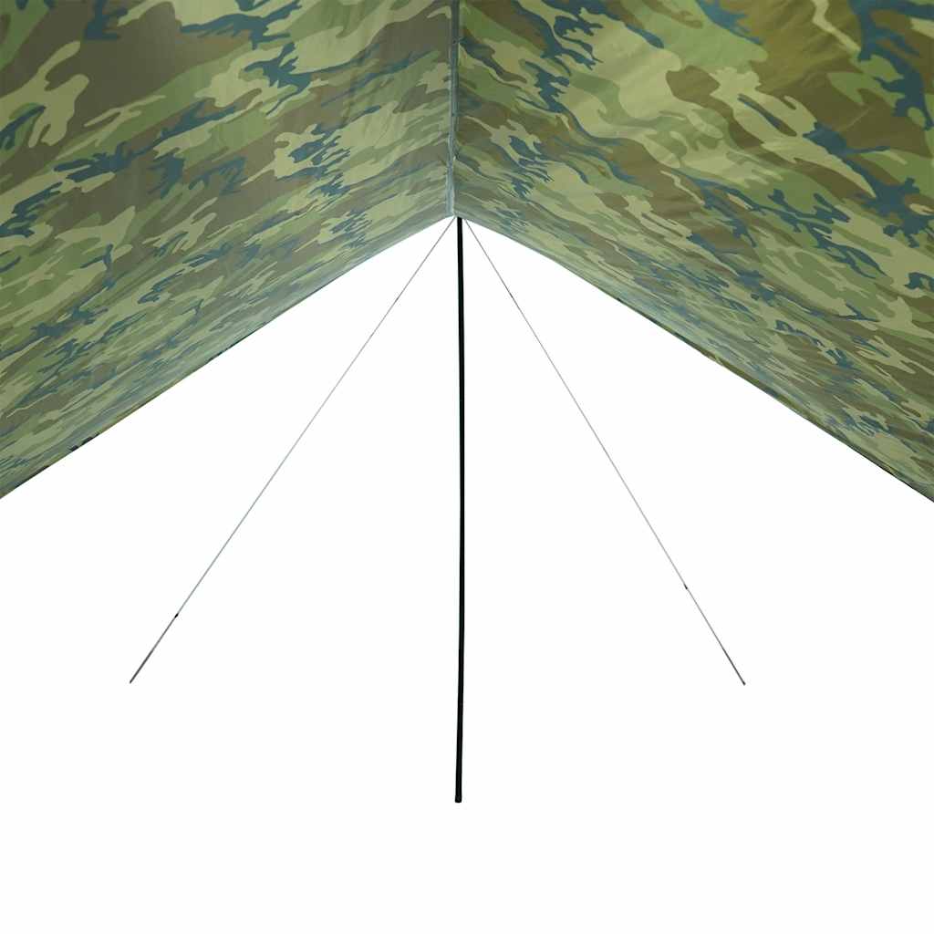 Stovyklavimo tentas, kamufliažinis, 438x376x212cm