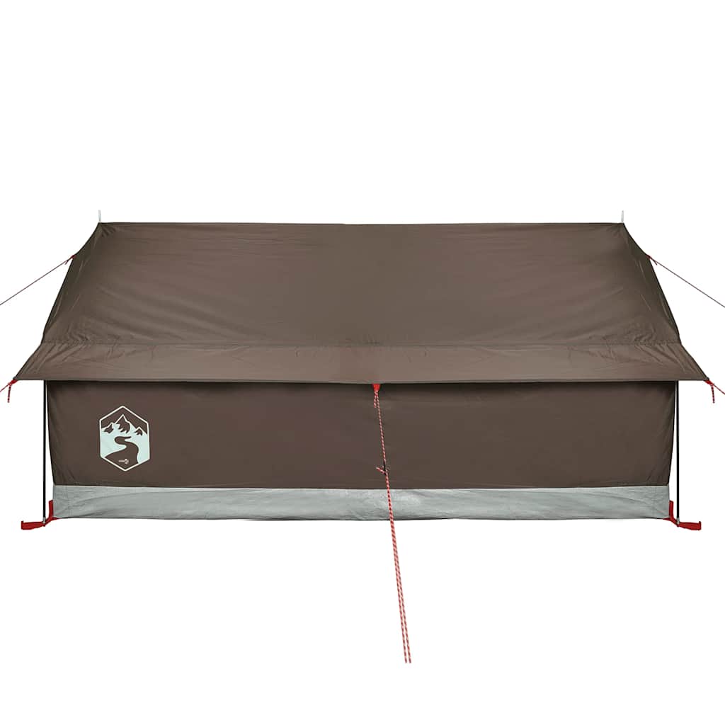 Stovyklavimo palapinė, ruda, dvivietė, atspari vandeniui