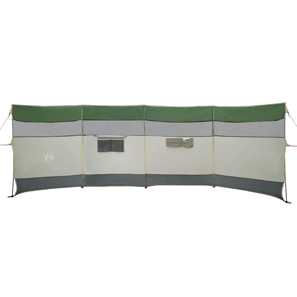 Camping Windbreak Green 510x153 cm Atsparus vandeniui