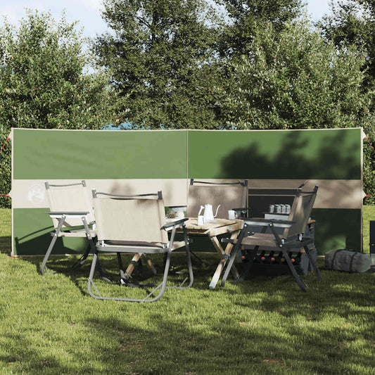 Camping Windbreak Green 344x120 cm Atsparus vandeniui