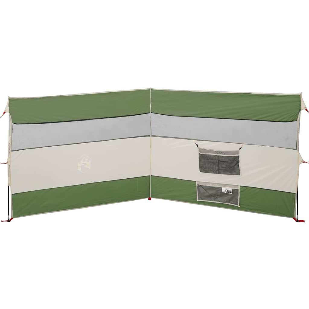 Camping Windbreak Green 340x130 cm Atsparus vandeniui