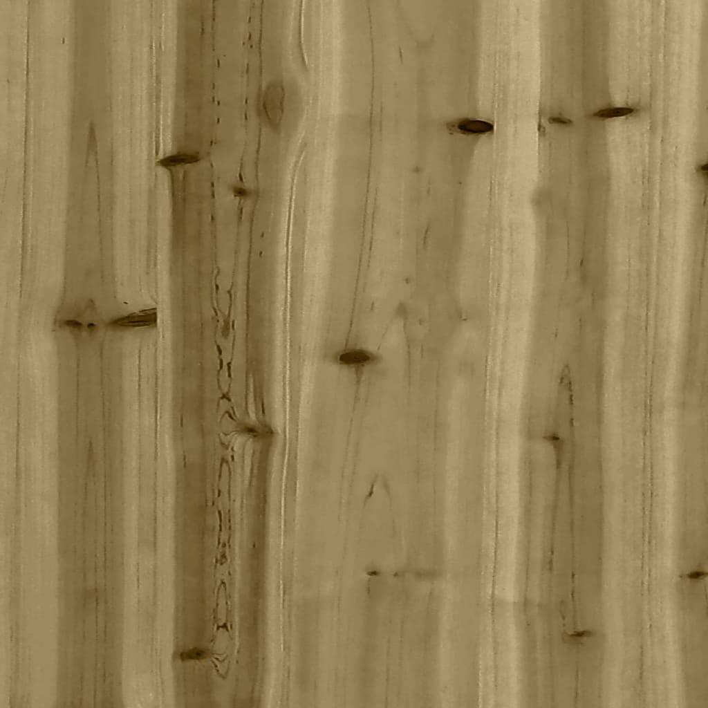Sodo lovelis, 40x40x23cm, impregnuota pušies mediena