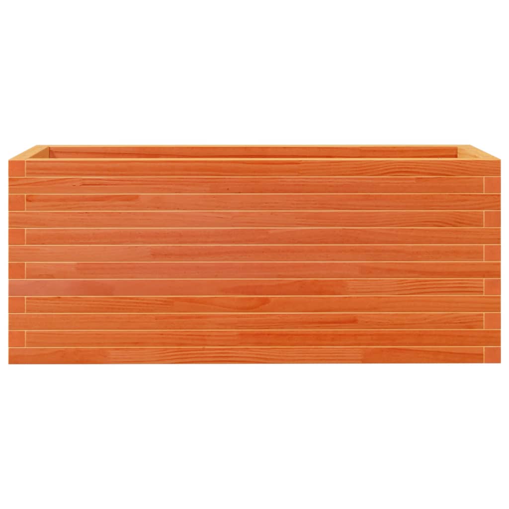Sodo lovelis, vaško rudas, 110x40x45,5cm, pušies masyvas