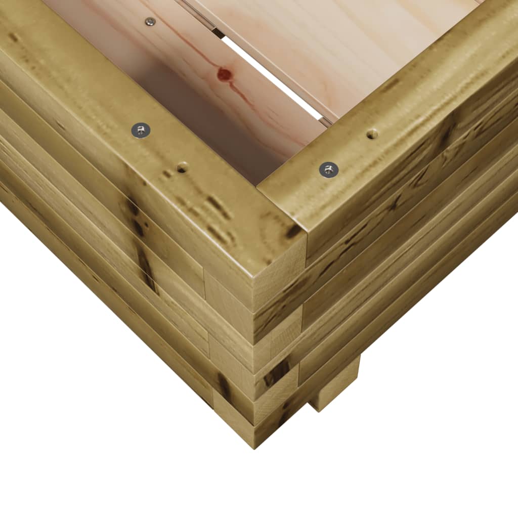 Sodo lovelis, 40x40x26,5cm, impregnuota pušies mediena