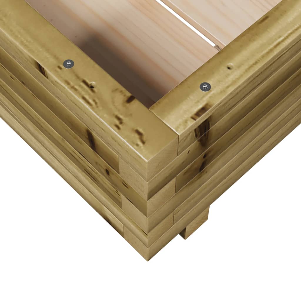 Sodo lovelis, 50x50x26,5cm, impregnuota pušies mediena