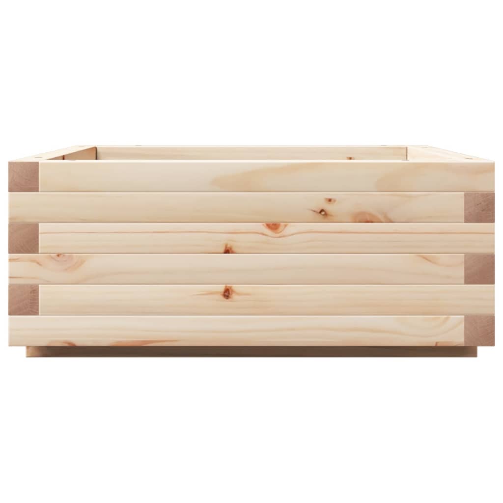 Sodo lovelis, 60x60x26,5cm, pušies medienos masyvas