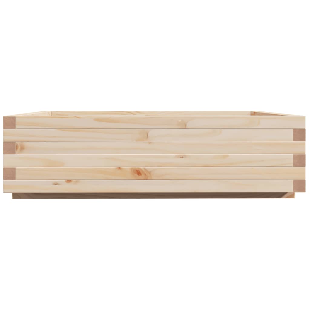 Sodo lovelis, 90x90x26,5cm, pušies medienos masyvas