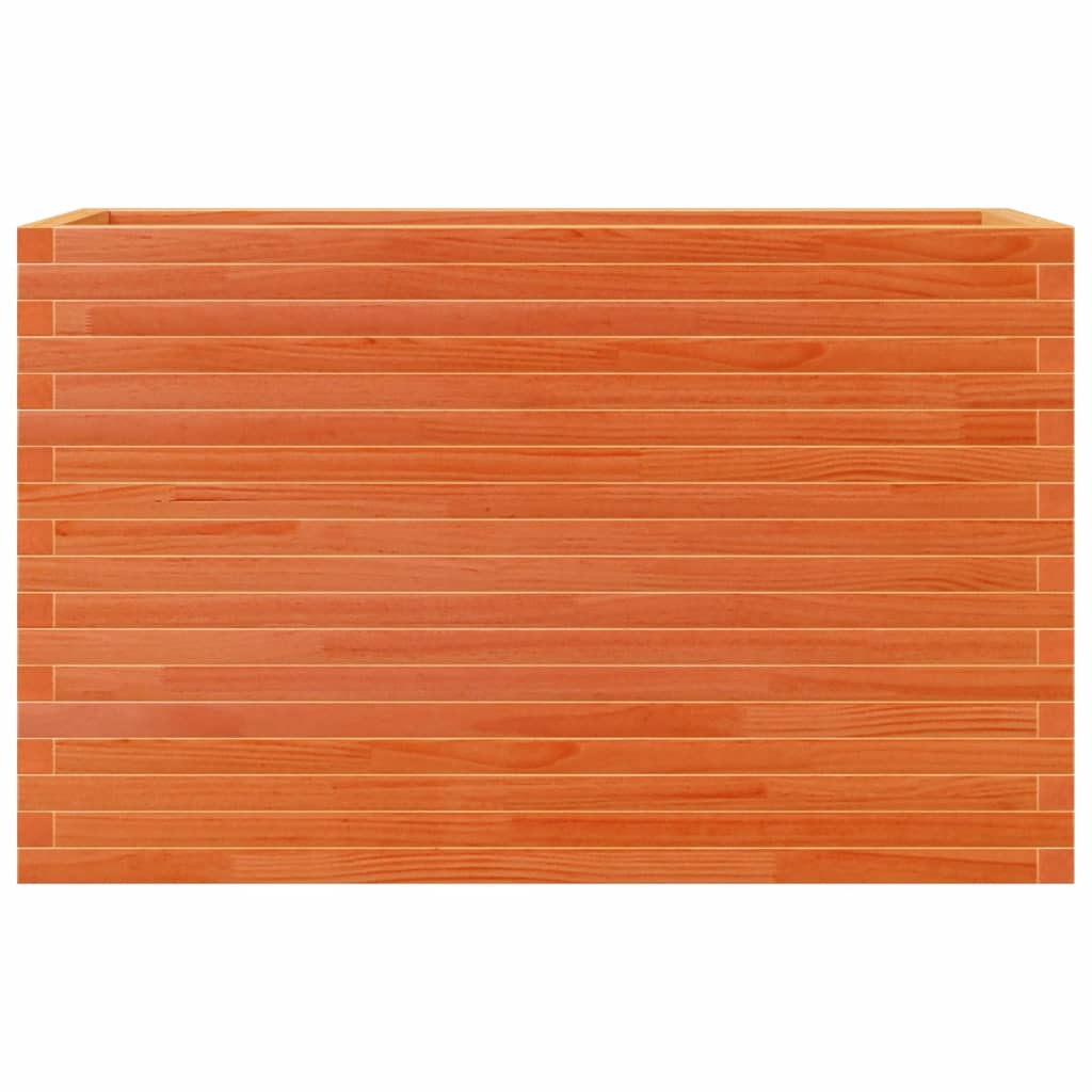 Sodo lovelis, vaško rudas, 110x40x68,5cm, pušies masyvas
